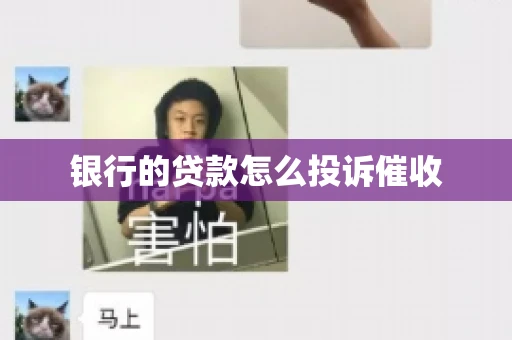 银行的贷款怎么投诉催收