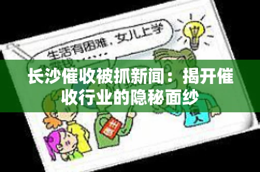 长沙催收被抓新闻：揭开催收行业的隐秘面纱