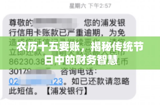农历十五要账，揭秘传统节日中的财务智慧