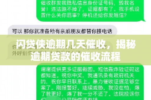 闪贷侠逾期几天催收，揭秘逾期贷款的催收流程