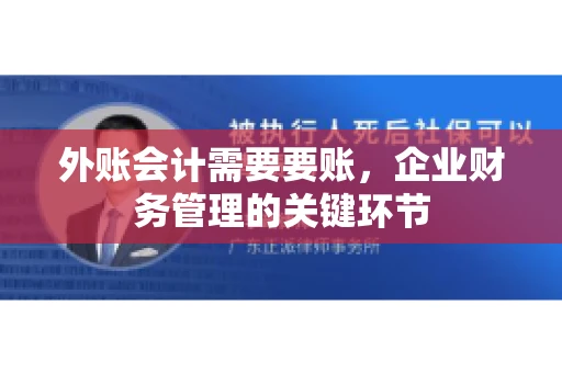 外账会计需要要账,企业财务管理的关键环节 外账会计需要要账,企业财务管理的关键环节