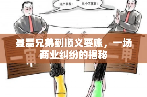 聂磊兄弟到顺义要账，一场商业纠纷的揭秘