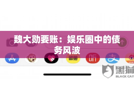 魏大勋要账：娱乐圈中的债务风波