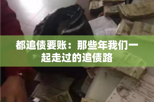 都追债要账：那些年我们一起走过的追债路