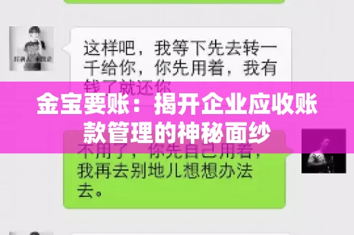 金宝要账：揭开企业应收账款管理的神秘面纱
