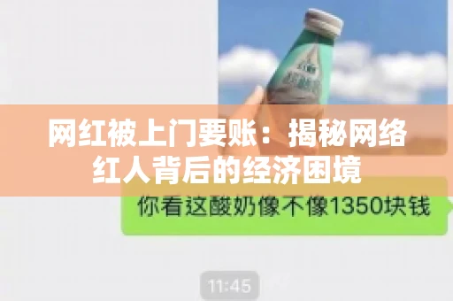 网红被上门要账：揭秘网络红人背后的经济困境