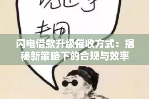 闪电借款升级催收方式：揭秘新策略下的合规与效率