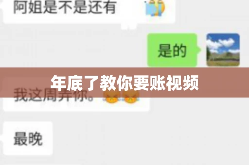 年底了教你要账视频
