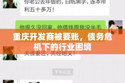 重庆开发商被要账，债务危机下的行业困境